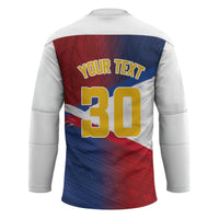 Philippines Basketball Custom Hockey Jersey Pilipinas Tribal Pattern LT03 - Polynesian Pride