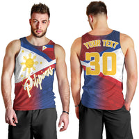 Philippines Basketball Custom Men Tank Top Pilipinas Tribal Pattern LT03 - Polynesian Pride