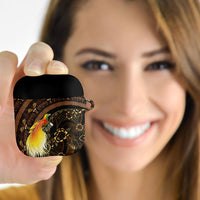 Papua New Guinea and Indonesia Batik AirPods Case Bird of Paradise with Tribal Batik Patterns LT03 - Polynesian Pride