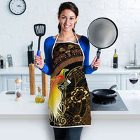 Papua New Guinea and Indonesia Batik Apron Bird of Paradise with Tribal Batik Patterns LT03 - Polynesian Pride