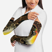 Papua New Guinea and Indonesia Batik Arm Sleeves Bird of Paradise with Tribal Batik Patterns LT03 - Polynesian Pride