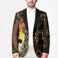Papua New Guinea and Indonesia Batik Blazer Bird of Paradise with Tribal Batik Patterns LT03 - Polynesian Pride