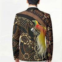 Papua New Guinea and Indonesia Batik Blazer Bird of Paradise with Tribal Batik Patterns LT03 - Polynesian Pride