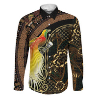 Papua New Guinea and Indonesia Batik Family Matching Mermaid Dress and Hawaiian Shirt Bird of Paradise with Tribal Batik Patterns LT03 Daughter's Dress Multicolor - Polynesian Pride