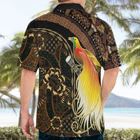 Papua New Guinea and Indonesia Batik Hawaiian Shirt Bird of Paradise with Tribal Batik Patterns LT03 - Polynesian Pride