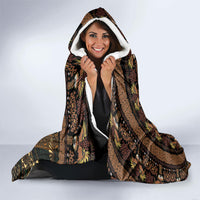 Papua New Guinea and Indonesia Batik Hooded Blanket Bird of Paradise with Tribal Batik Patterns LT03 - Polynesian Pride