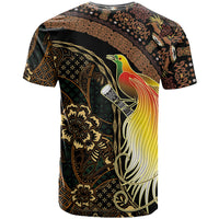 Papua New Guinea and Indonesia Batik T Shirt Bird of Paradise with Tribal Batik Patterns LT03 - Polynesian Pride