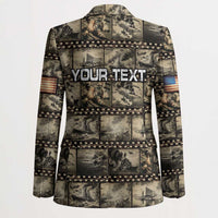 Pearl Harbor Remembrance Day Personalized Blazer Memories of December 7 with Red Poppy Lei - Polynesian Pride