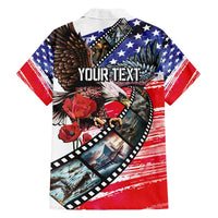 Pearl Harbor Remembrance Day Personalized Family Matching Puletasi and Hawaiian Shirt Lest We Forget - The Bald Eagle Remembers - Polynesian Pride