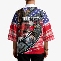 Pearl Harbor Remembrance Day Personalized Kimono Lest We Forget - The Bald Eagle Remembers - Polynesian Pride