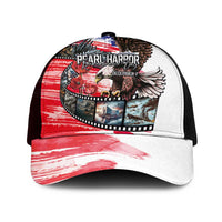 Pearl Harbor Remembrance Day Personalized Mesh Trucker Cap Lest We Forget-The Bald Eagle Remembers - Polynesian Pride