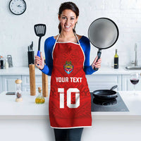 Custom Mate Ma'a Tonga Rugby Apron Ngatu Tribal Motifs Sporty Style - Polynesian Pride