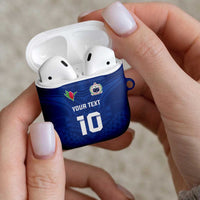 Custom Samoa Rugby AirPods Case Tatau Tribal Motifs Sporty Style - Polynesian Pride