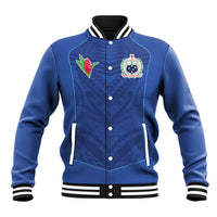 Custom Samoa Rugby Baseball Jacket Tatau Tribal Motifs Sporty Style - Polynesian Pride