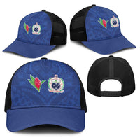 Samoa Rugby Baseball Net Cap Tatau Tribal Motifs Sporty Style LT03 - Polynesian Pride