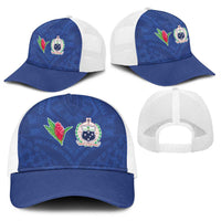 Samoa Rugby Baseball Net Cap Tatau Tribal Motifs Sporty Style LT03 - Polynesian Pride