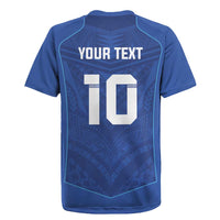 Custom Samoa Rugby Rugby Jersey Tatau Tribal Motifs Sporty Style - Polynesian Pride