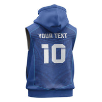 Custom Samoa Rugby Sleeveless Hoodie Tatau Tribal Motifs Sporty Style LT03 - Polynesian Pride