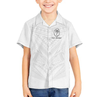Custom Fiji Rugby Family Matching Tank Maxi Dress and Hawaiian Shirt Tapa Tribal Motifs Sporty Style - Polynesian Pride