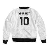 Custom Fiji Rugby Sleeve Zip Bomber Jacket Tapa Tribal Motifs Sporty Style LT03 - Polynesian Pride