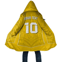 Custom Niue Rugby Cloak Hiapo Tribal Motifs Sporty Style - Polynesian Pride