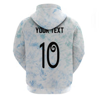 Custom New Zealand Football Hoodie The Whites-Aotearoa Inspired - Polynesian Pride