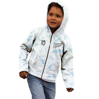 Custom New Zealand Football Kid Hoodie The Whites-Aotearoa Inspired LT03 - Polynesian Pride