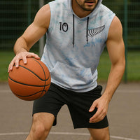 Custom New Zealand Football Sleeveless Hoodie The Whites-Aotearoa Inspired - Polynesian Pride