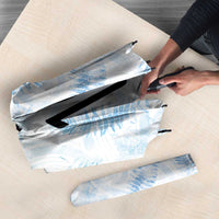 Custom New Zealand Football Umbrella The Whites-Aotearoa Inspired - Polynesian Pride