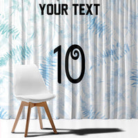 Custom New Zealand Football Window Curtain The Whites-Aotearoa Inspired - Polynesian Pride