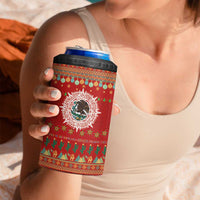 Mexico Merry Christmas 4 in 1 Can Cooler Tumbler Mexican Cultural Emblem Xmas Style - Polynesian Pride