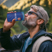 Custom Fiji Football-Towards World Cup 2026 4 in 1 Can Cooler Tumbler