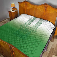 Philippines Barong Style Quilt with Polynesian Art and Leaf Motif Green Color LT03 - Polynesian Pride