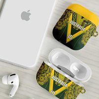 Australia Rugby Custom AirPods Case Aboriginal Art Sporty Style - Polynesian Pride
