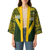 Australia Rugby Custom Kimono Aboriginal Art Sporty Style - Polynesian Pride