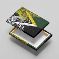 Aotearoa Australia Rugby Canvas Wall Art Maori and Aboriginal Art Sporty Style - Polynesian Pride