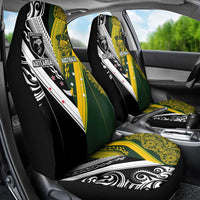 Aotearoa Australia Rugby Car Seat Cover Maori and Aboriginal Art Sporty Style - Polynesian Pride