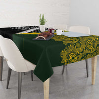 Aotearoa Australia Rugby Tablecloth Maori and Aboriginal Art Sporty Style - Polynesian Pride