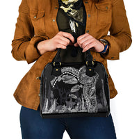 Hawaiian Reef Triggerfish Shoulder Handbag Polynesian Art with Tribal Humuhumunukunukuapua'a LT03 - Polynesian Pride