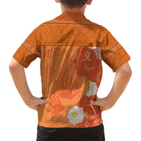 International Day for the Elimination of Violence Against Women Family Matching Puletasi and Hawaiian Shirt Polynesian Pattern