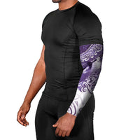 Personalised New Zealand Aotearoa Darts Masters Arm Sleeves Maori Art Tattoo with Tribal Dart Symbol Purple - Polynesian Pride