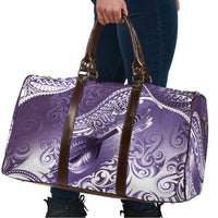 Personalised New Zealand Aotearoa Darts Masters Travel Bag Maori Art Tattoo with Tribal Dart Symbol Purple - Polynesian Pride