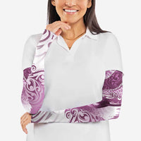 Personalised New Zealand Aotearoa Darts Masters Arm Sleeves Maori Art Tattoo with Tribal Dart Symbol Pink - Polynesian Pride