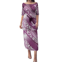 Personalised New Zealand Aotearoa Darts Masters Puletasi Maori Art Tattoo with Tribal Dart Symbol Pink - Polynesian Pride