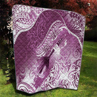 Personalised New Zealand Aotearoa Darts Masters Quilt Maori Art Tattoo with Tribal Dart Symbol Pink - Polynesian Pride