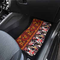 Japanese Culture Hawaii Style Car Mats Hawaiian Tribal and Japanese Pattern Together Culture LT03 - Polynesian Pride