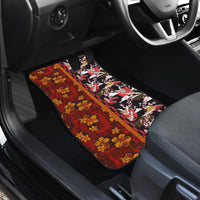 Japanese Culture Hawaii Style Car Mats Hawaiian Tribal and Japanese Pattern Together Culture LT03 - Polynesian Pride
