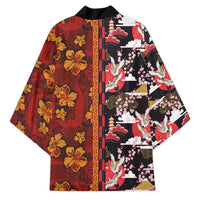 Japanese Culture Hawaii Style Kimono Hawaiian Tribal and Japanese Pattern Together Culture - Polynesian Pride
