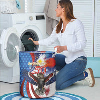 Philippines and United States Semiquincentennial Laundry Basket Eagle and National Flag Style LT03 - Polynesian Pride