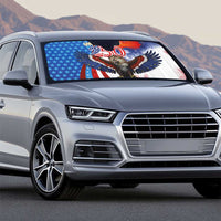 Philippines and United States Semiquincentennial Auto Sun Shade Eagle and National Flag Style